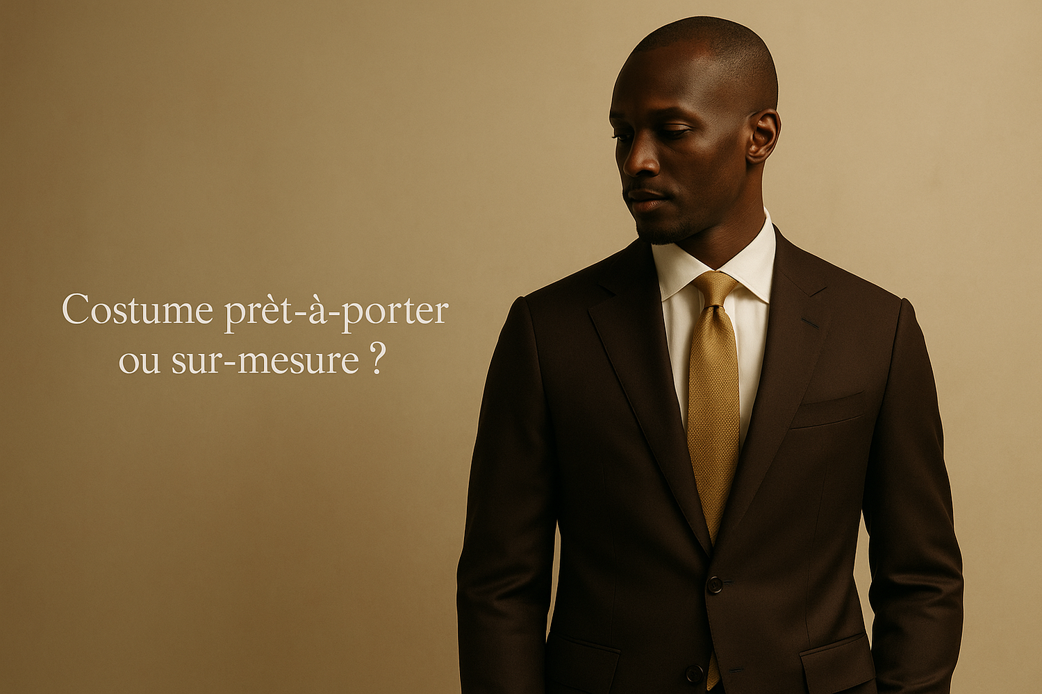 Costume prêt à porter ou sur mesure