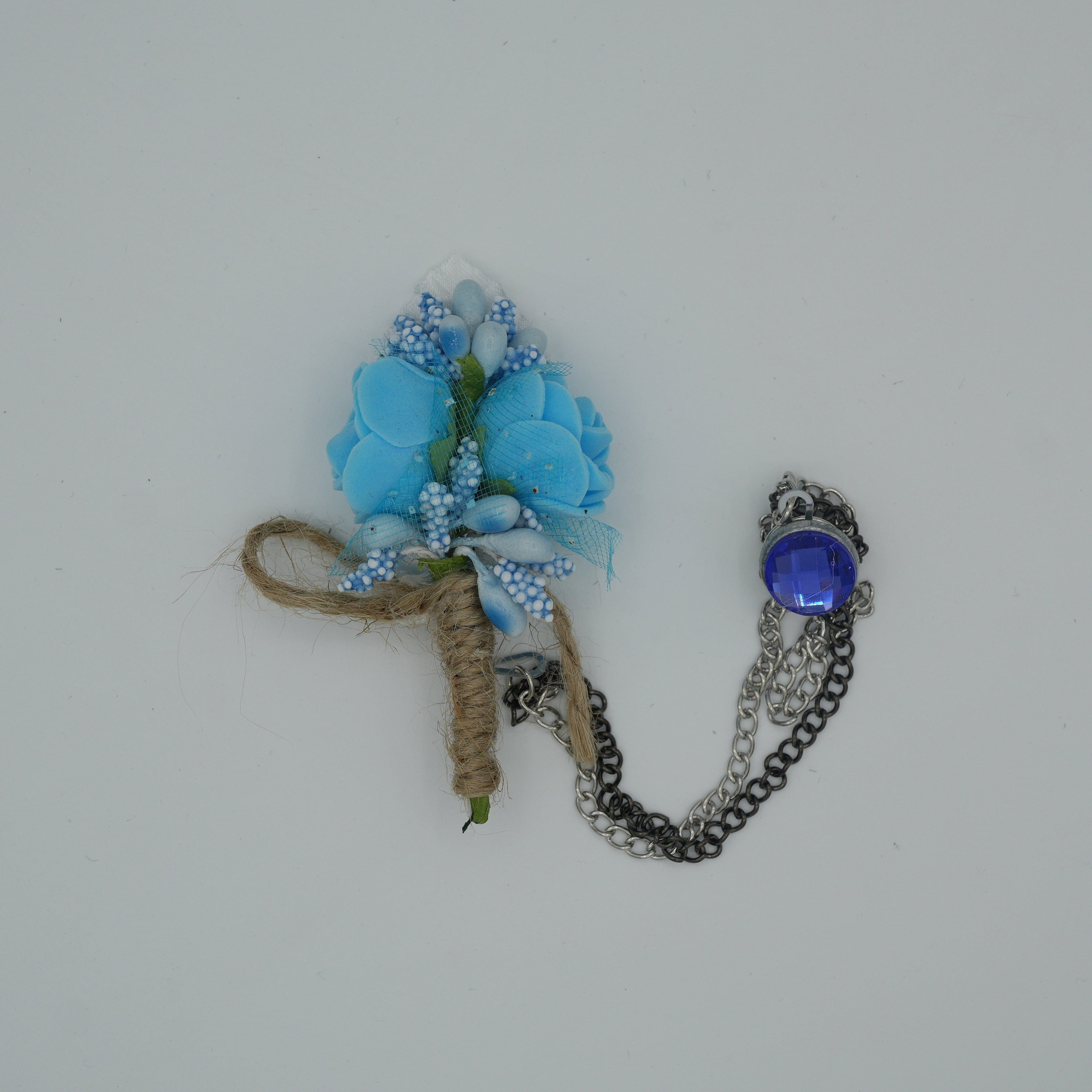 Broche à fleur et chaine - Pins pour costume homme - Boutoniere - accessoires costume BROCHE MOUBARAK SHOP
