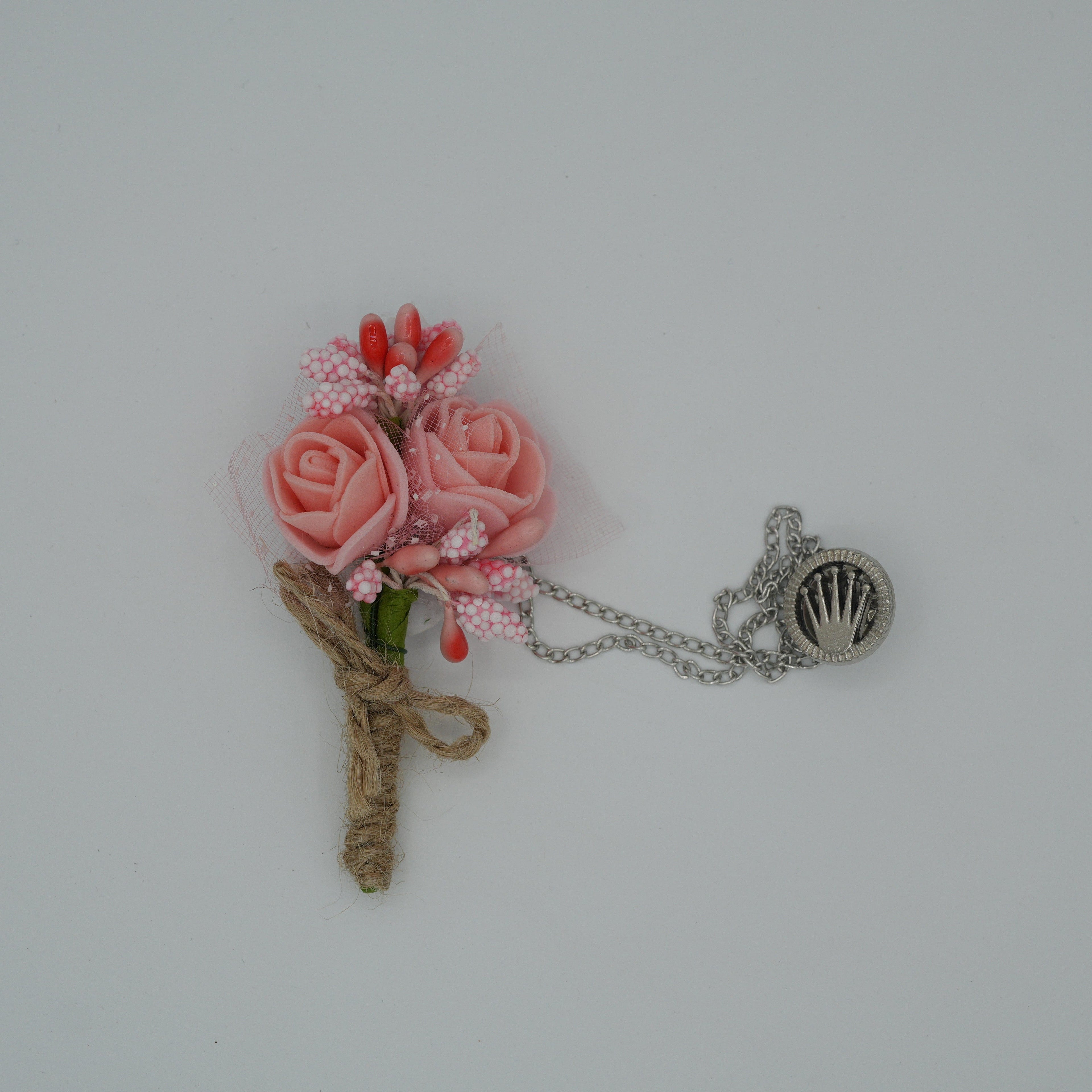 Broche à fleur et chaine - Pins pour costume homme - Boutoniere - accessoires costume BROCHE MOUBARAK SHOP