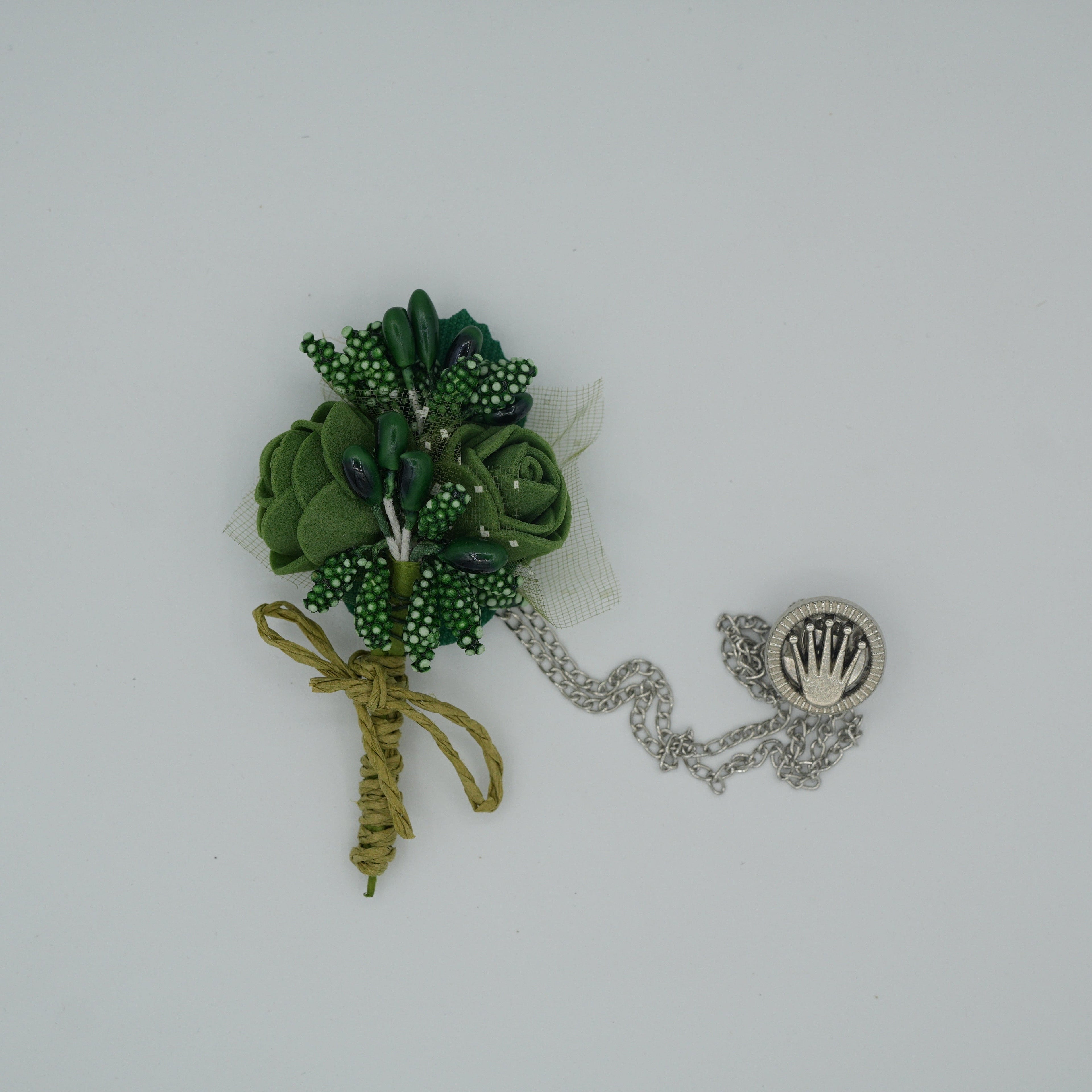 Broche à fleur et chaine - Pins pour costume homme - Boutoniere - accessoires costume BROCHE MOUBARAK SHOP