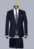 Costume 2 Pieces bleu nuit 2 boutons pour homme COSTUMES 2 PIECES V.I.P MOUBARAK SHOP