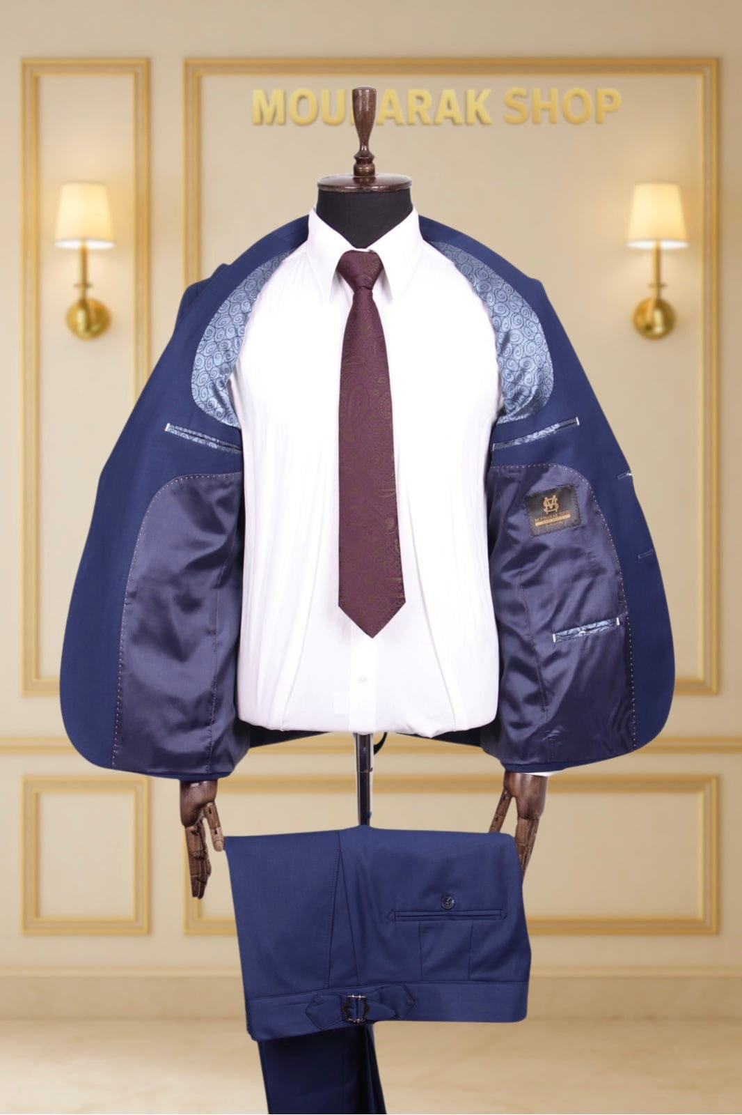 Costume Deux Pièces Bleu Marine - MOUBARAK SUITS COSTUMES 2 PIECES MOUBARAK SHOP