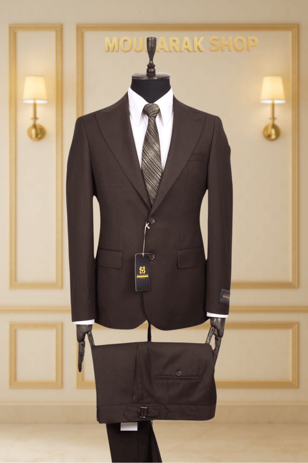 Costume Deux Pièces Marron - MOUBARAK SUITS COSTUMES 2 PIECES MOUBARAK SHOP