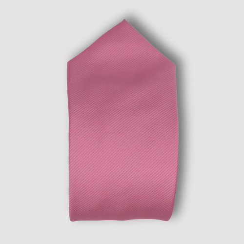 Cravate Rose Poudré à Fines Rayures Ton sur Ton CV00050 CRAVATE UNIQUE MOUBARAK SHOP