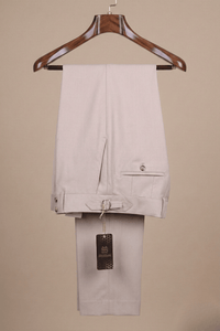 Pantalon Beige Clair Super 200’s (Super Cent) – MOUBARAK SUITS PANTALON MOUBARAK SHOP