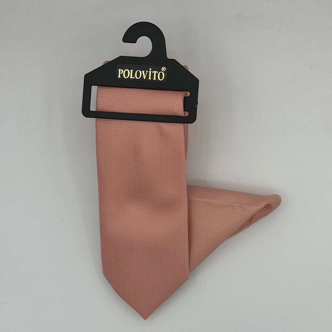 Cravate Pochette CVP102 - Rose