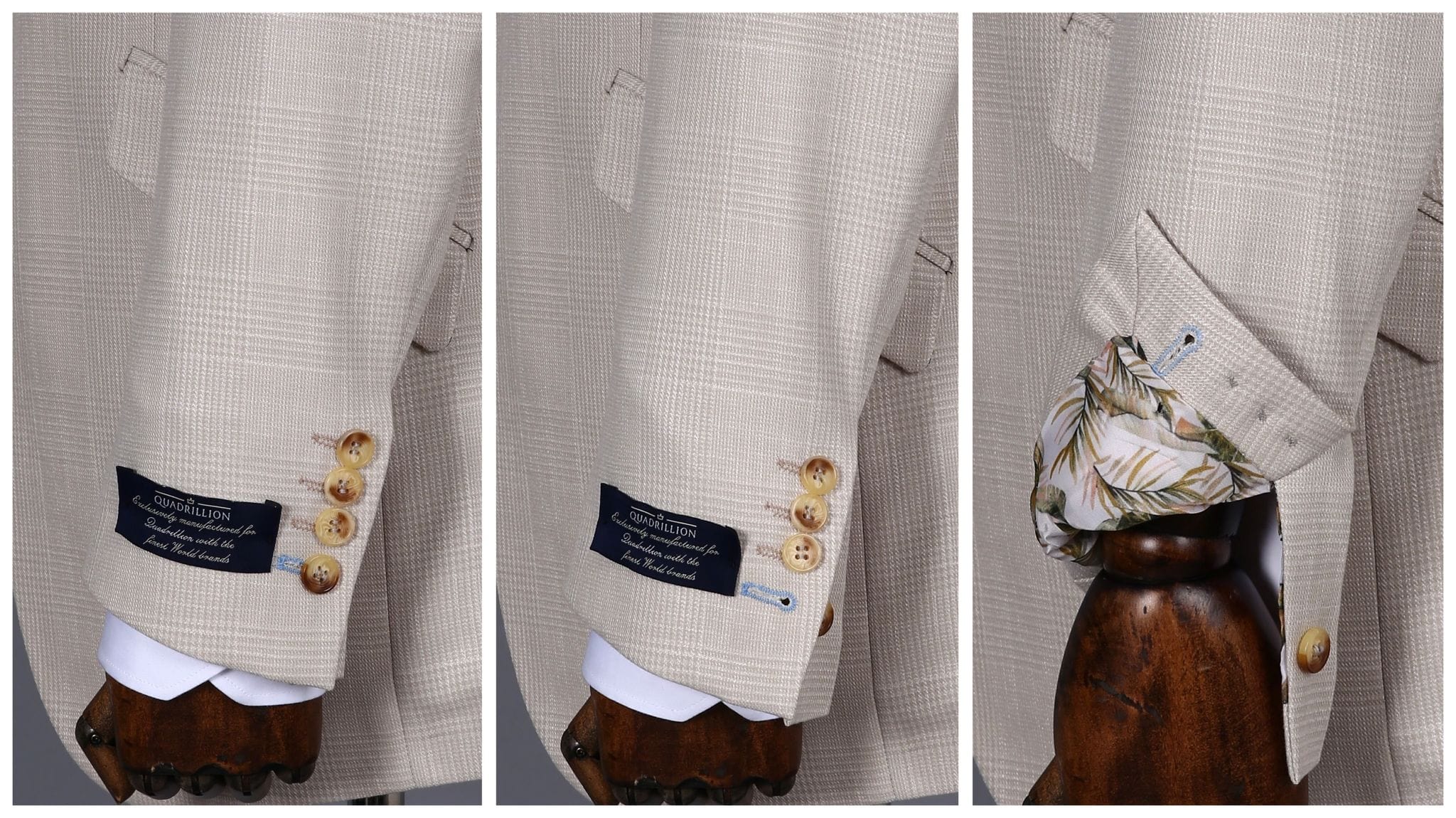 Costume 2 pièces blanc motif 1 bouton pour homme COSTUMES 2 PIECES V.I.P MOUBARAK SHOP
