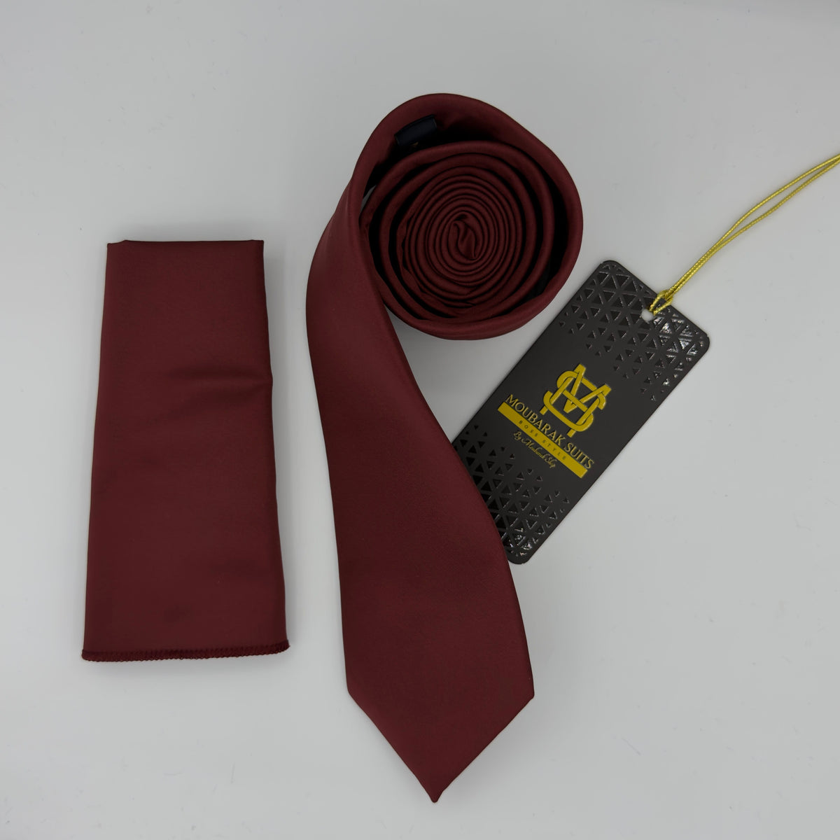 Cravate Pochette CVP323 - Bordeaux