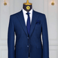 Blazer Bleu Motif 15 BLAZERS MOUBARAK SHOP