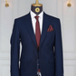 Blazer Bleu Motif 17 BLAZERS MOUBARAK SHOP