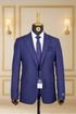 Blazer Bleu Motif 20 BLAZERS MOUBARAK SHOP