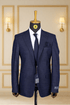Blazer Bleu Motif 22 BLAZERS MOUBARAK SHOP
