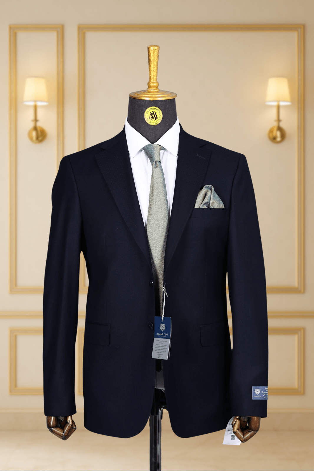 Blazer Bleu Motif 24 BLAZERS MOUBARAK SHOP