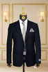 Blazer Bleu Motif 24 BLAZERS MOUBARAK SHOP