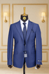 Blazer Bleu Motif 25 BLAZERS MOUBARAK SHOP
