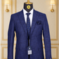 Blazer Bleu Motif 28 BLAZERS MOUBARAK SHOP