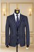 Blazer Bleu Motif 29 BLAZERS MOUBARAK SHOP