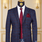 Blazer Bleu Motif 33 BLAZERS MOUBARAK SHOP