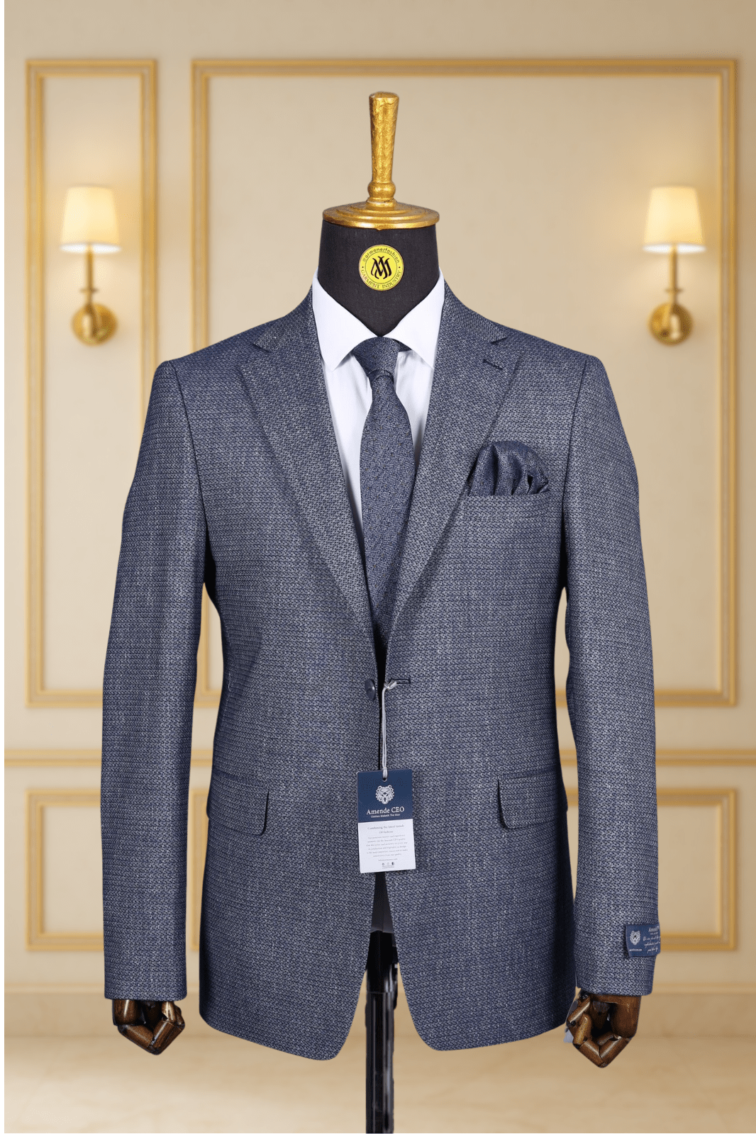 Blazer Gris Motif 21 BLAZERS MOUBARAK SHOP