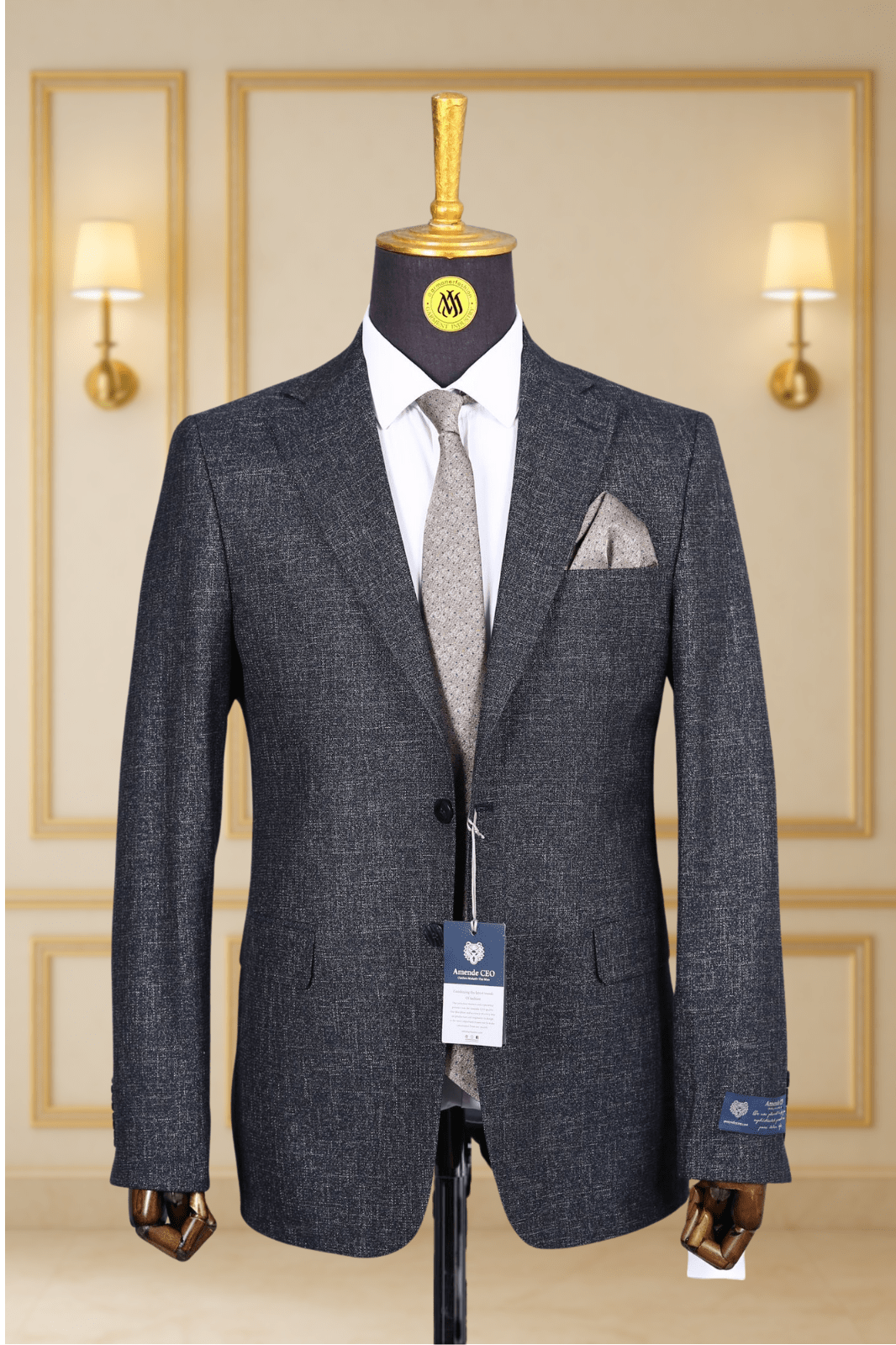 Blazer Gris Motif 22 BLAZERS MOUBARAK SHOP