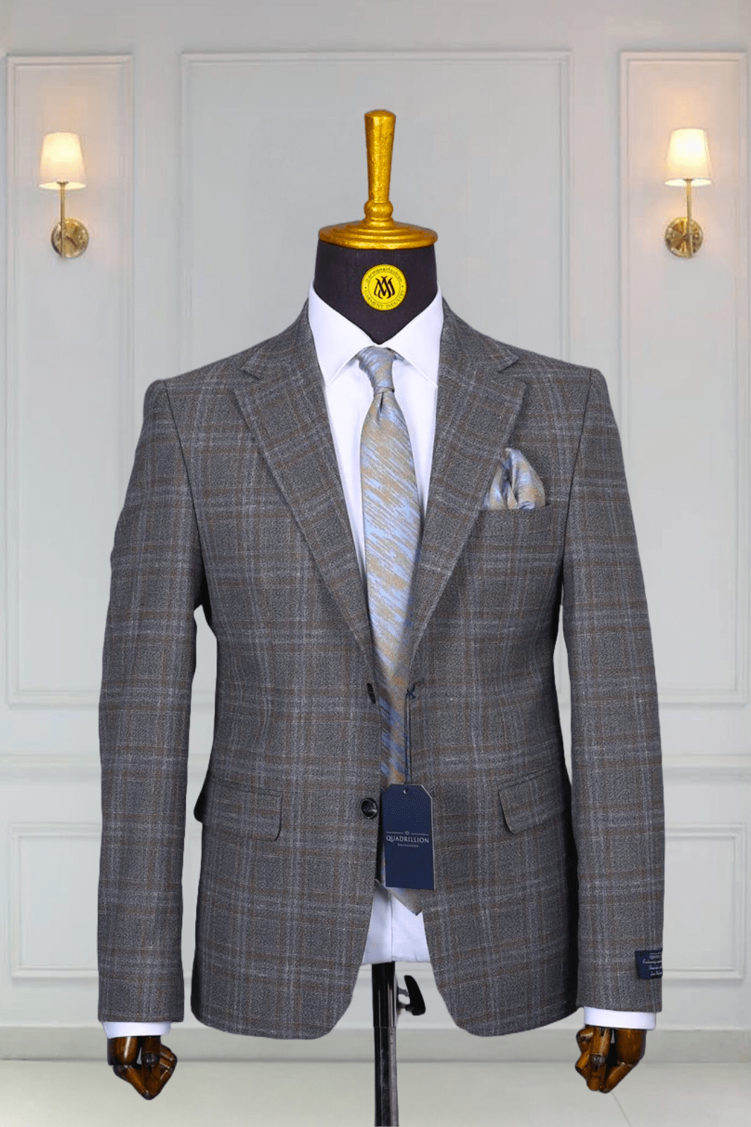 Brown Blazer Pattern 17