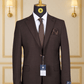 Blazer Marron Motif 18 BLAZERS MOUBARAK SHOP