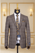 Blazer Marron Motif 19 BLAZERS MOUBARAK SHOP
