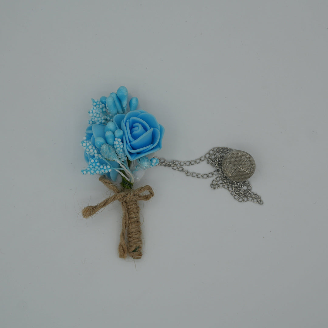Broche à fleur et chaine - Pins pour costume homme - Boutoniere - accessoires costume BROCHE MOUBARAK SHOP