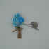Broche à fleur et chaine - Pins pour costume homme - Boutoniere - accessoires costume BROCHE MOUBARAK SHOP