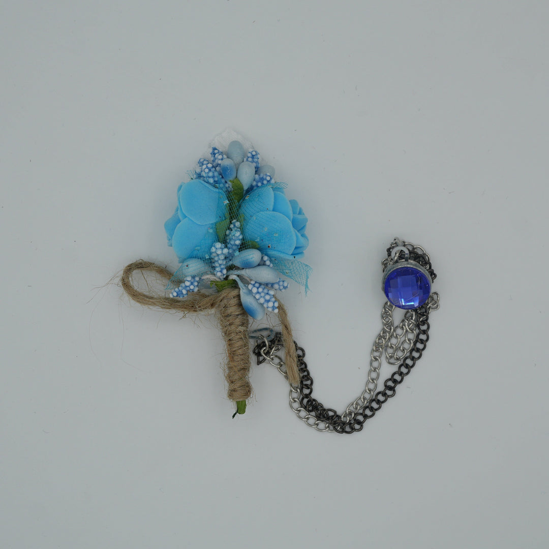 Broche à fleur et chaine - Pins pour costume homme - Boutoniere - accessoires costume BROCHE MOUBARAK SHOP