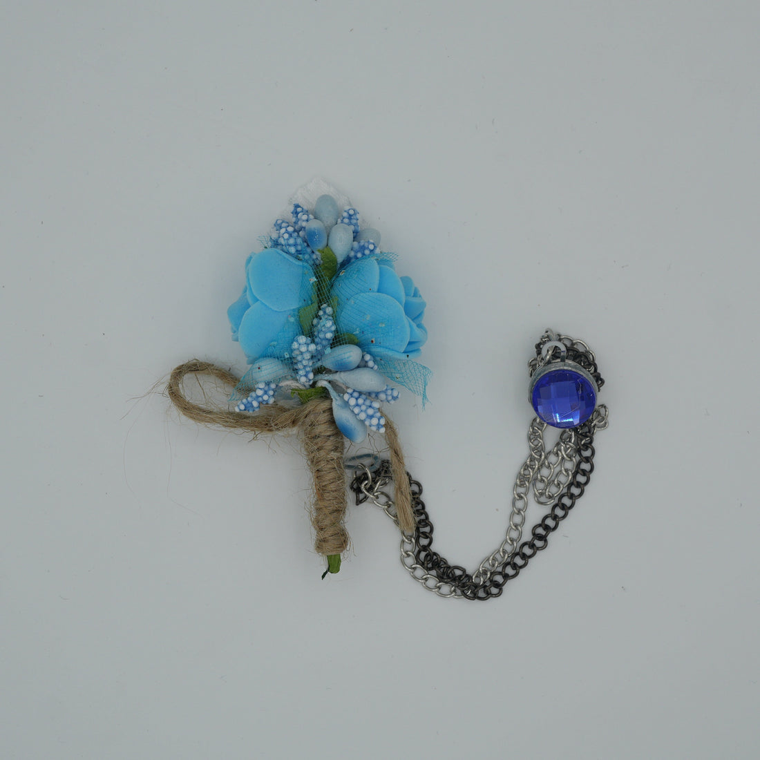 Broche à fleur et chaine - Pins pour costume homme - Boutoniere - accessoires costume BROCHE MOUBARAK SHOP