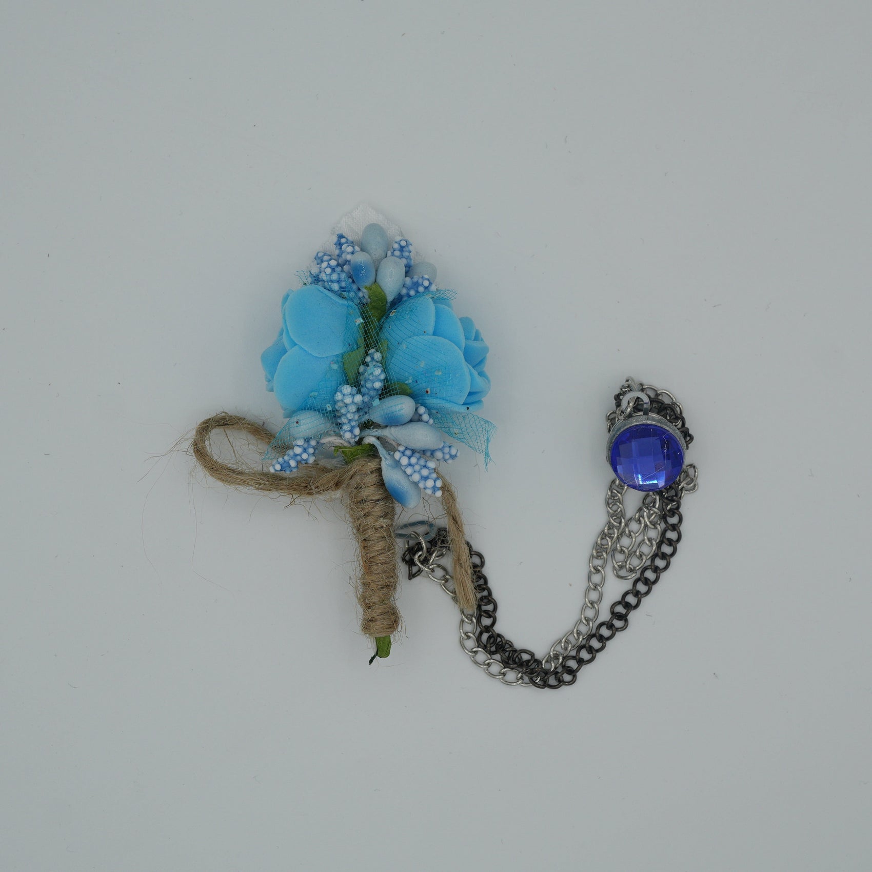 Broche à fleur et chaine - Pins pour costume homme - Boutoniere - accessoires costume BROCHE MOUBARAK SHOP