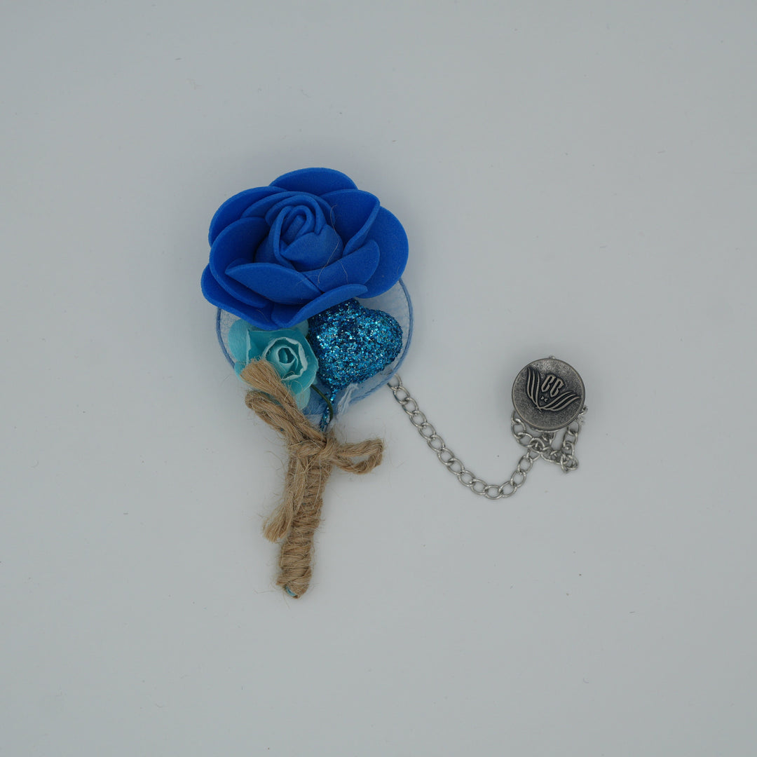 Broche à fleur et chaine - Pins pour costume homme - Boutoniere - accessoires costume BROCHE MOUBARAK SHOP