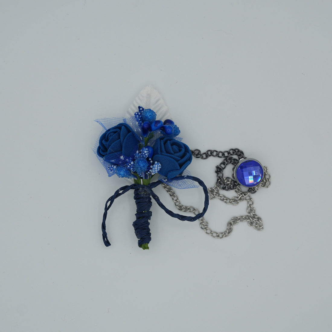 Broche à fleur et chaine - Pins pour costume homme - Boutoniere - accessoires costume BROCHE MOUBARAK SHOP