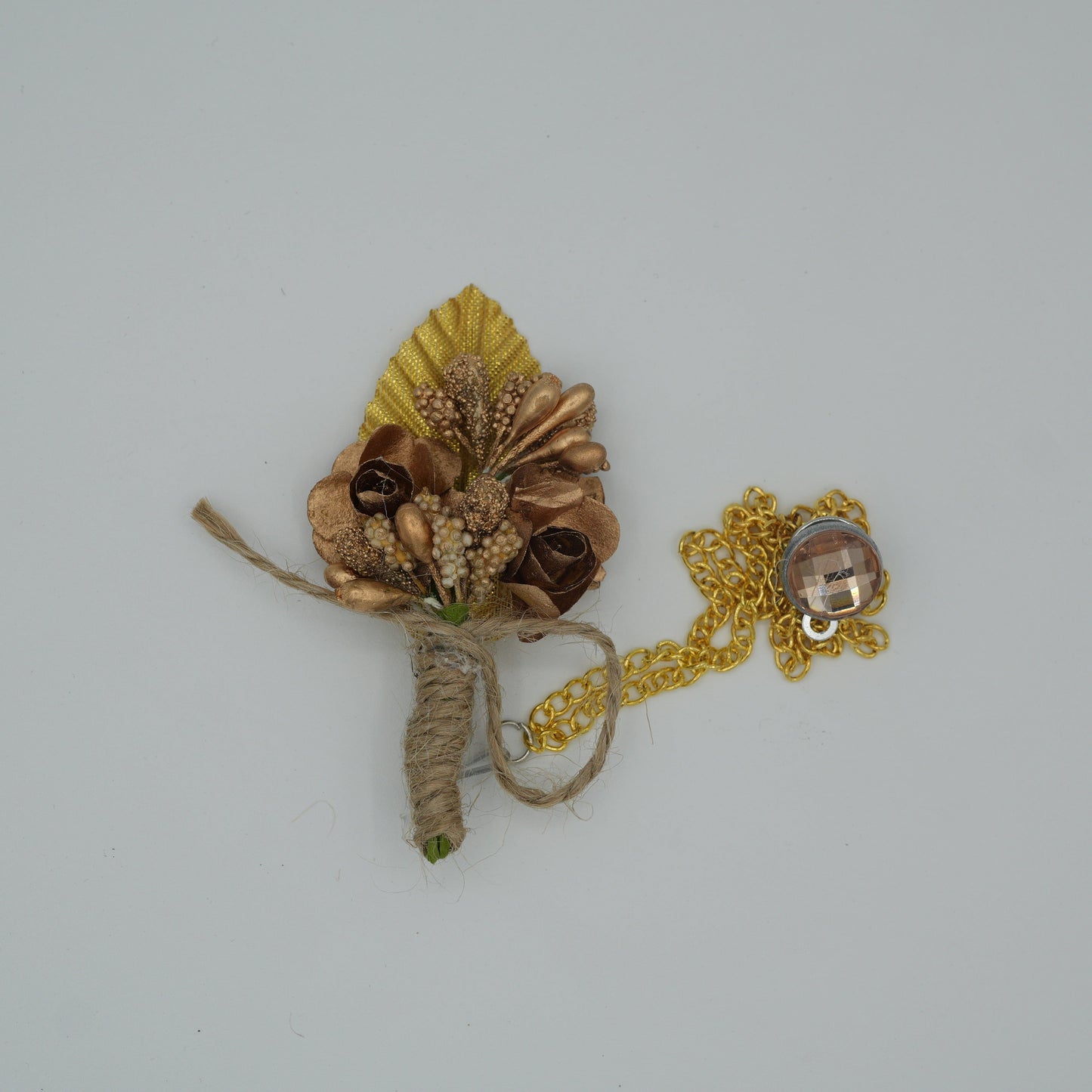 Broche à fleur et chaine - Pins pour costume homme - Boutoniere - accessoires costume BROCHE MOUBARAK SHOP
