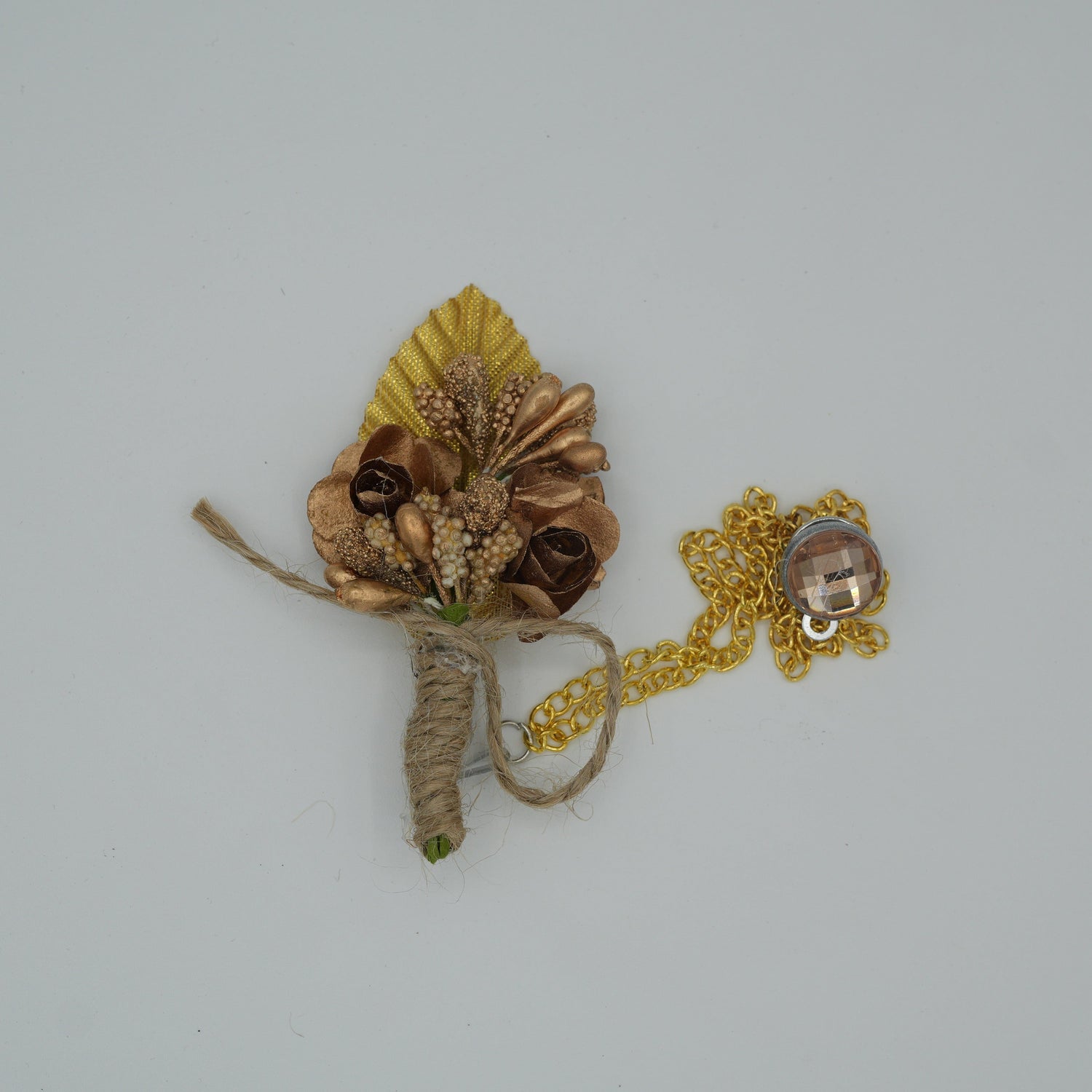 Broche à fleur et chaine - Pins pour costume homme - Boutoniere - accessoires costume BROCHE MOUBARAK SHOP
