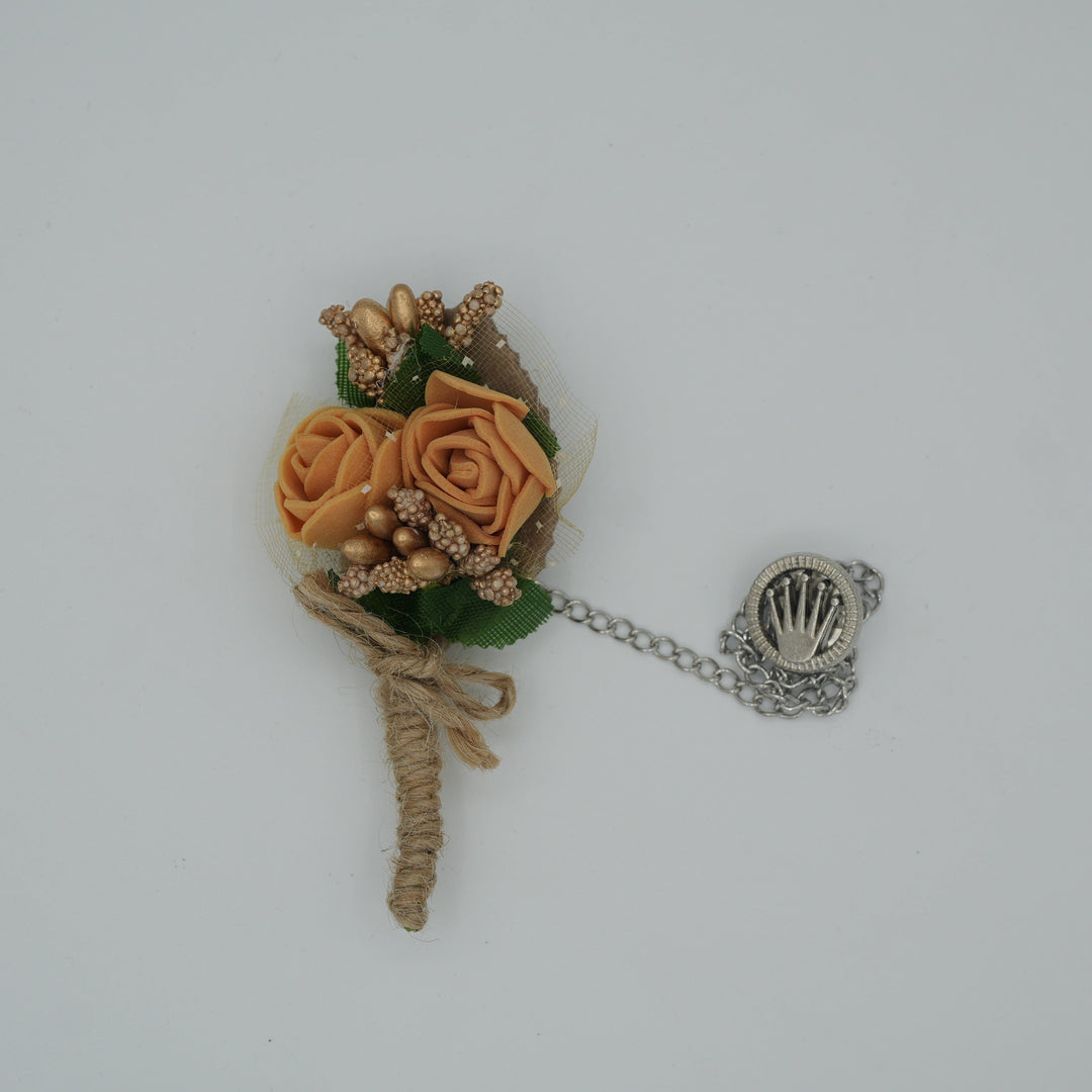 Broche à fleur et chaine - Pins pour costume homme - Boutoniere - accessoires costume BROCHE MOUBARAK SHOP