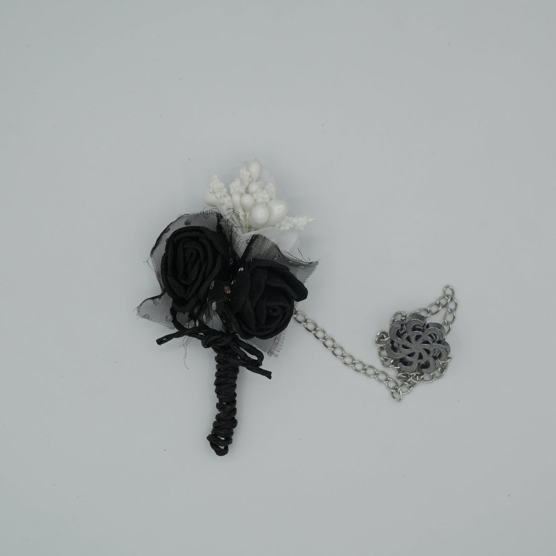 Broche à fleur et chaine - Pins pour costume homme - Boutoniere - accessoires costume BROCHE MOUBARAK SHOP