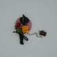 Broche à fleur et chaine - Pins pour costume homme - Boutoniere - accessoires costume BROCHE MOUBARAK SHOP