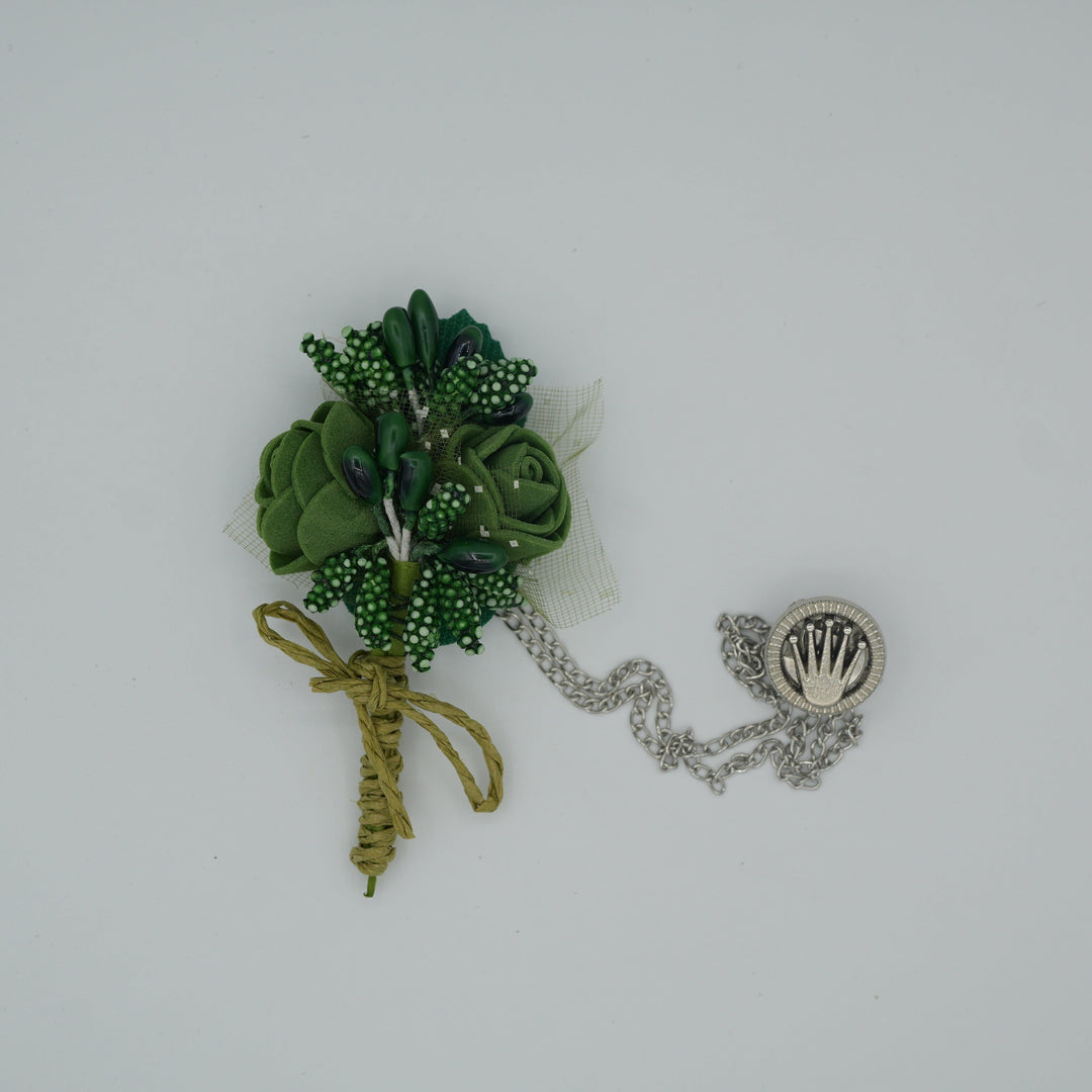 Broche à fleur et chaine - Pins pour costume homme - Boutoniere - accessoires costume BROCHE MOUBARAK SHOP