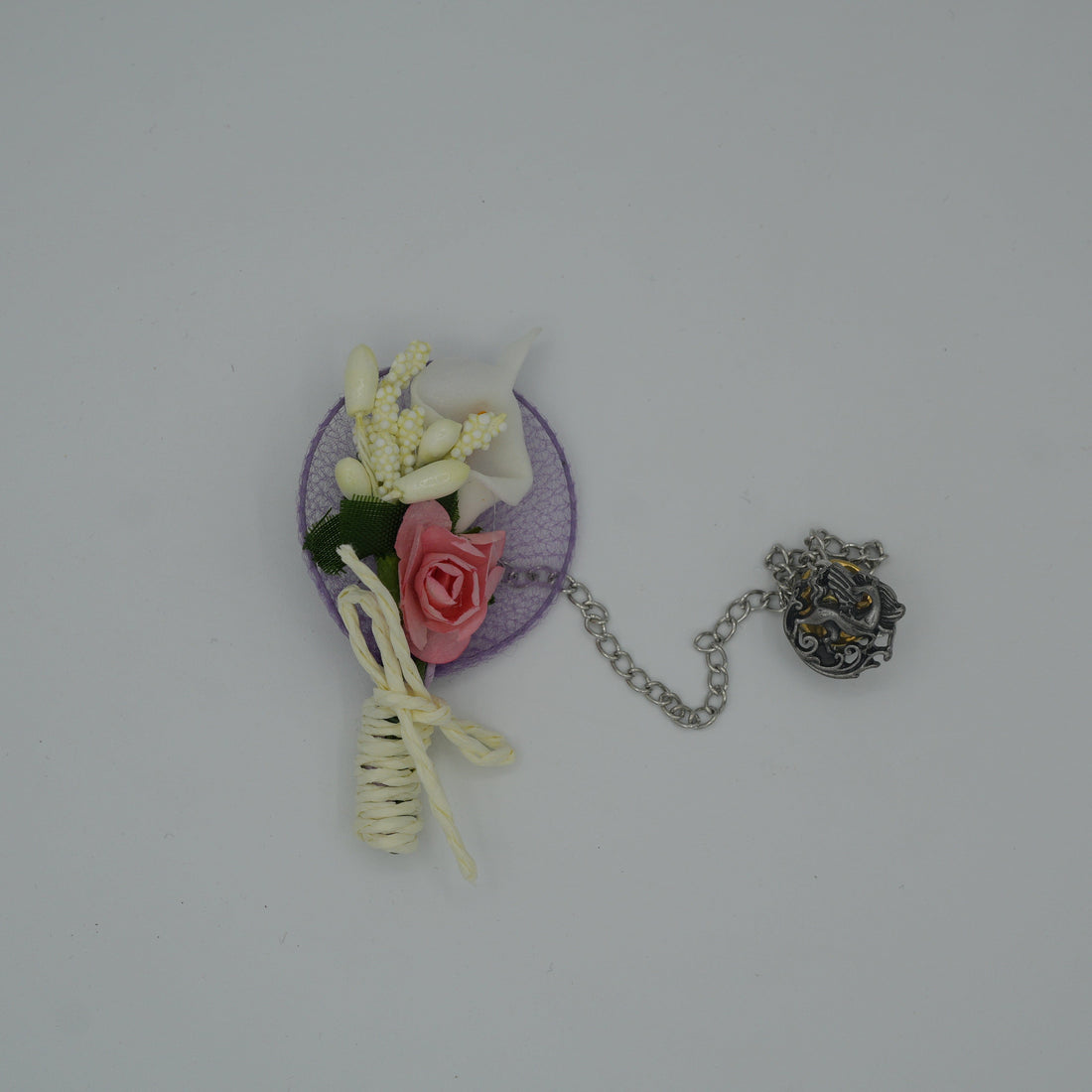 Broche à fleur et chaine - Pins pour costume homme - Boutoniere - accessoires costume BROCHE MOUBARAK SHOP
