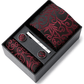 Coffret Cravate Arabesque Rouge Profond CRV54 COFFRET CRAVATE MOUBARAK SHOP