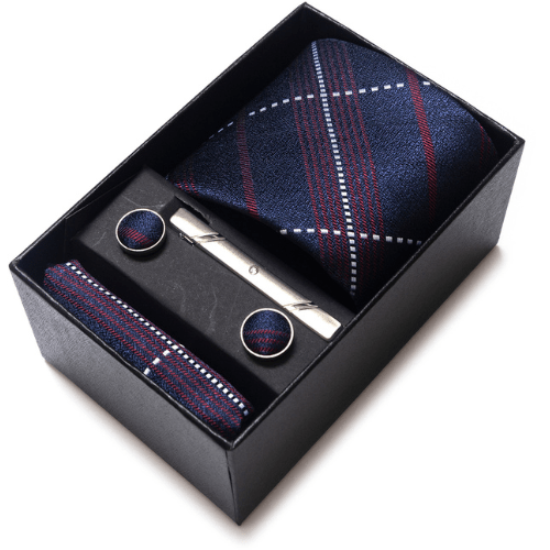 Coffret Cravate Élégance Marine CRV42