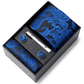 Coffret Cravate Paisley Bleu Royal CRV57 COFFRET CRAVATE MOUBARAK SHOP
