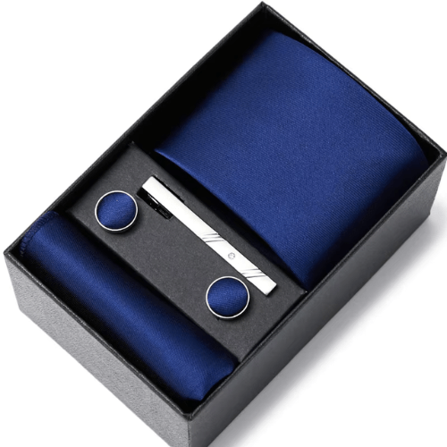 Coffret Cravate Simplicité Bleu Royal CRV51 COFFRET CRAVATE MOUBARAK SHOP