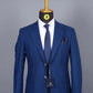 Costume 2 Pieces bleu acier 2 boutons pour homme COSTUMES 2 PIECES V.I.P MOUBARAK SHOP