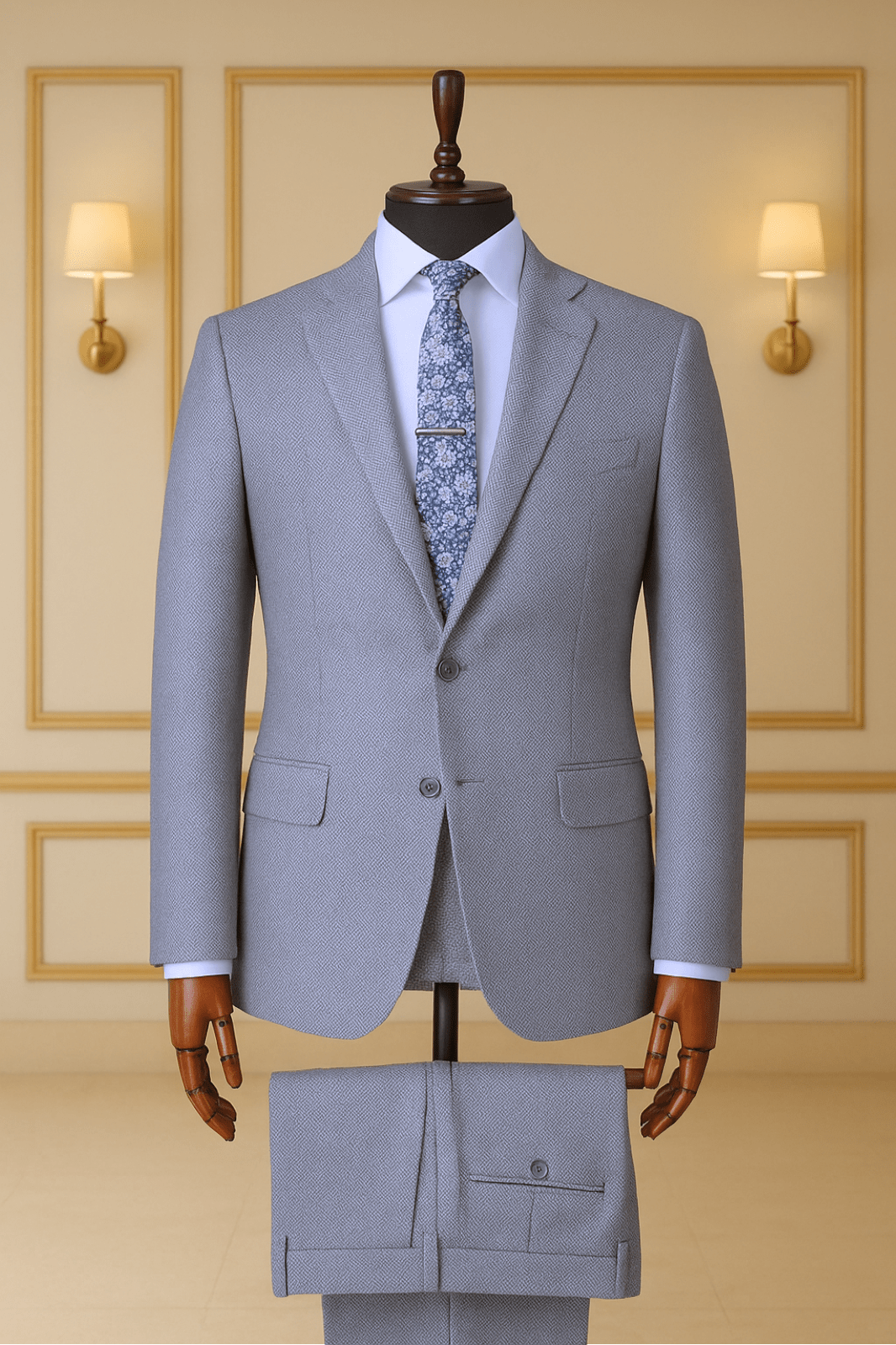 Costume Homme Bleu Ciel – Mariage & Cérémonie COSTUMES 2 PIECES V.I.P MOUBARAK SHOP