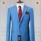 Costume 2 Pieces bleu ciel un bouton COSTUMES 2 PIECES MOUBARAK SHOP