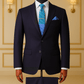 Costume Homme Bleu de Nuit – Luxe & Élégance COSTUMES 2 PIECES V.I.P MOUBARAK SHOP