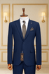 Costume 2 Pieces bleu marine deux boutons 6 COSTUMES 2 PIECES MOUBARAK SHOP